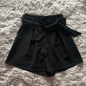Paperbag Tie Waist Shorts